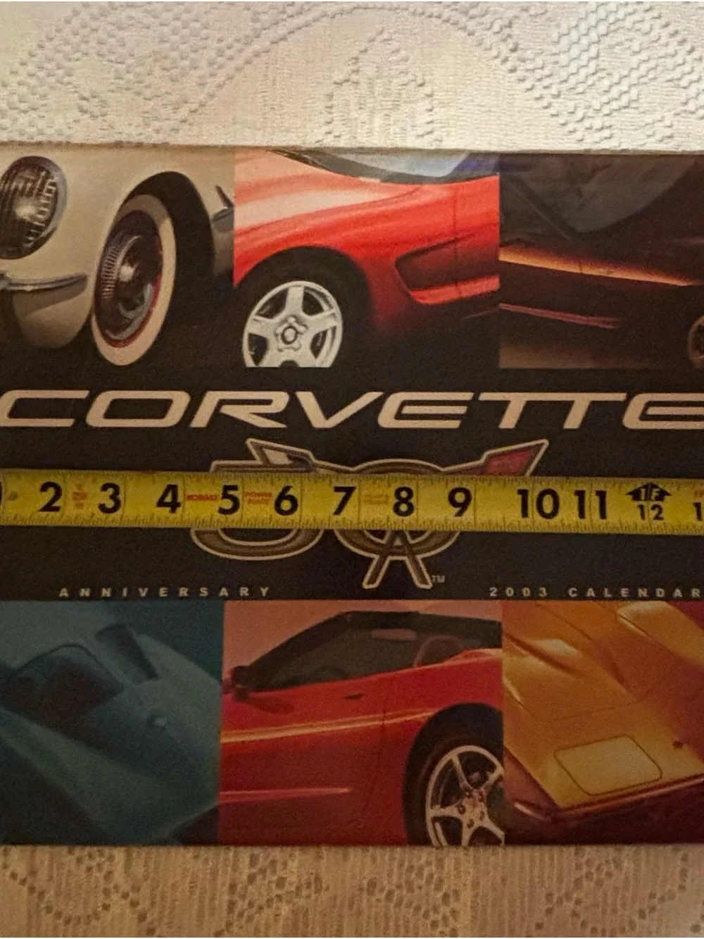 50th Anniversary 2003 Wall Calendar - Black/Red